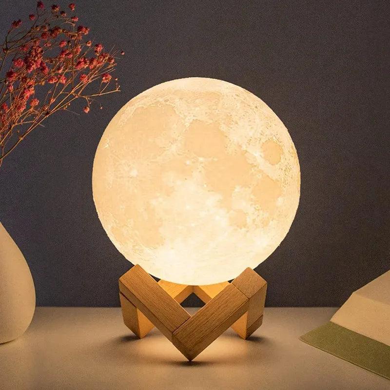 Small Moon Desk Lamp Decoration